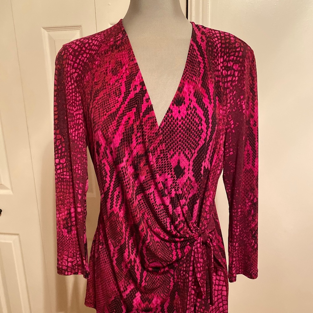 Anne Klein Wrap Top — NWOT